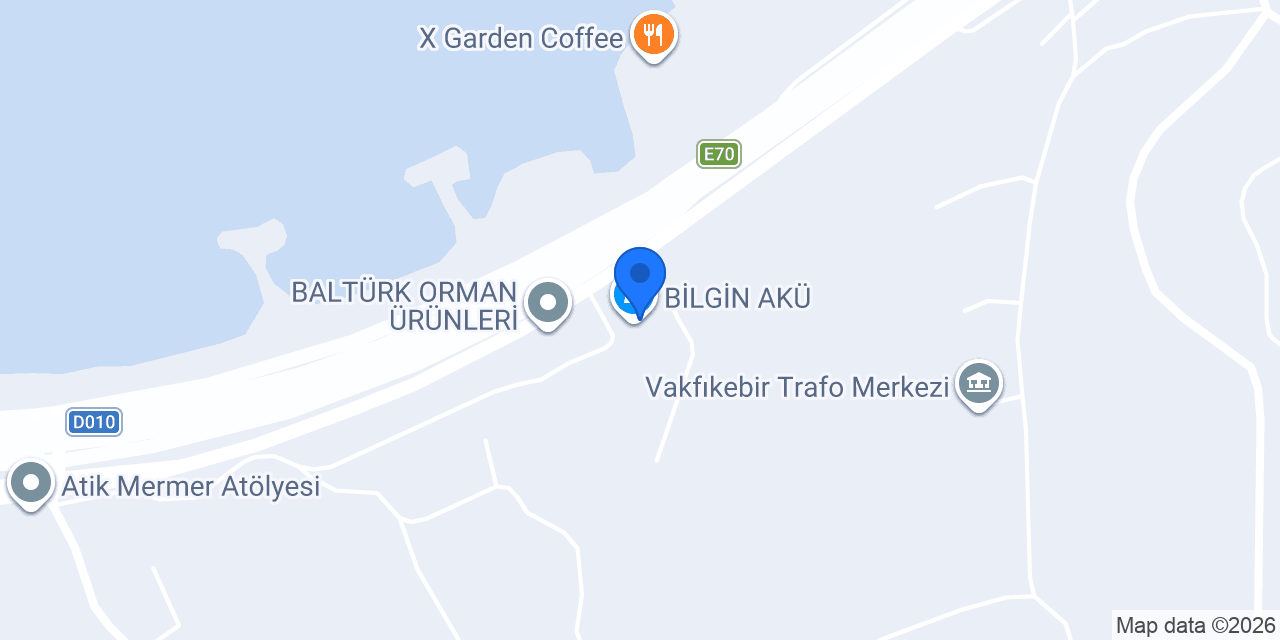 BİLGİN AKÜ konumu