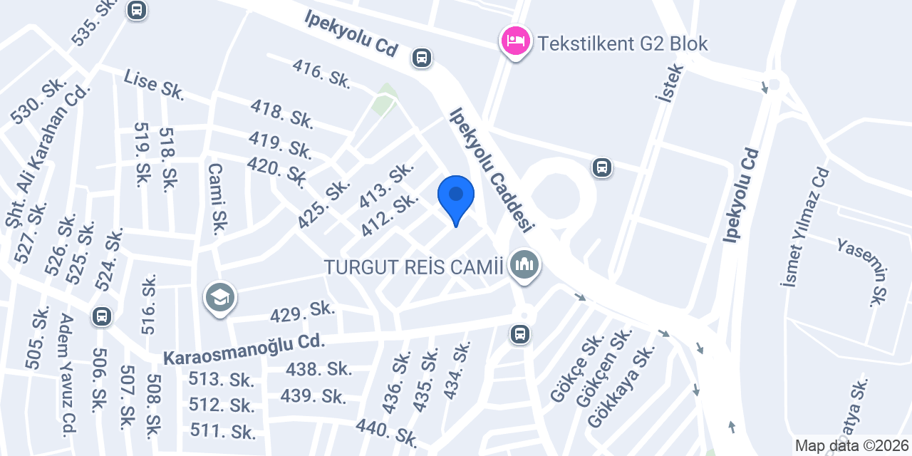 Atex Kurumsal Danışmanlık ve Mühendislik Tic. LTD. ŞTİ. konumu