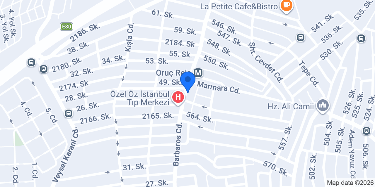 Yüzyıl Optik konumu
