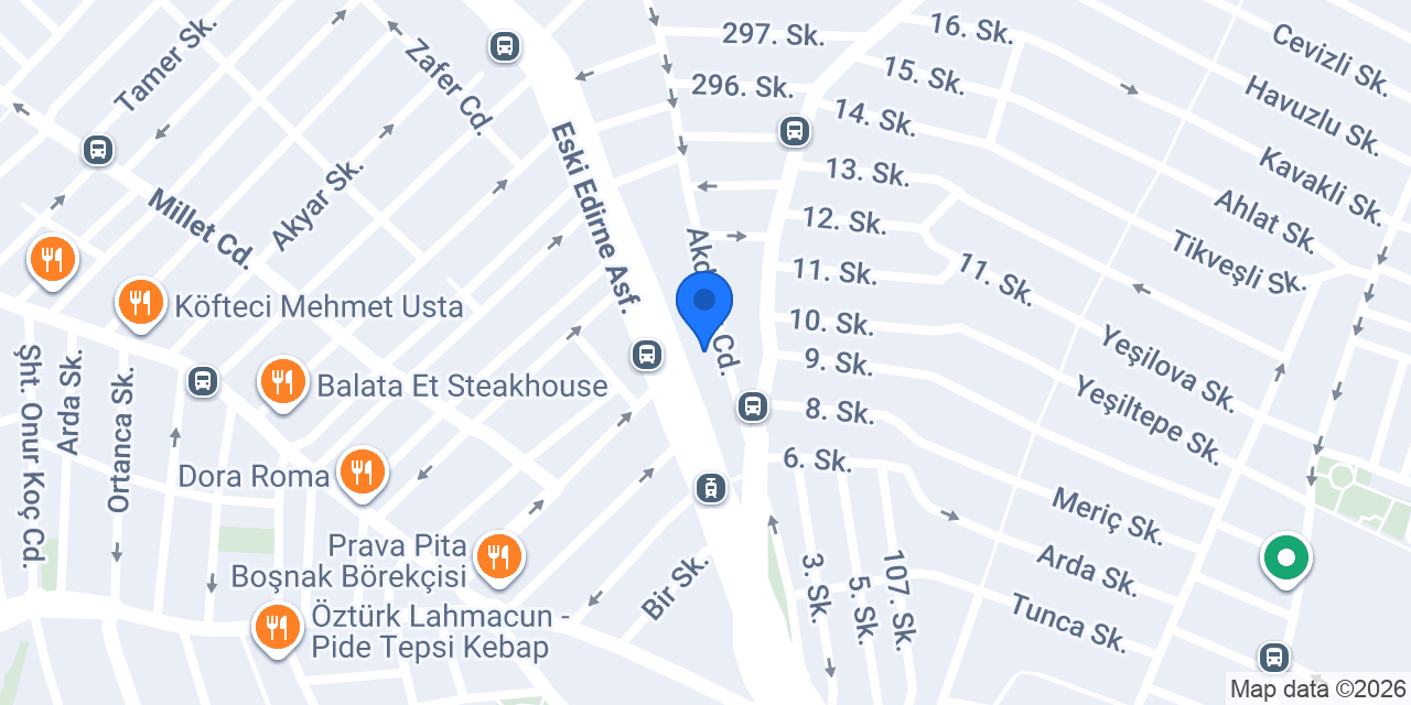 Atak Tekstil konumu