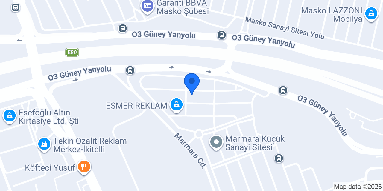 Seta Yapı Malzemeleri konumu