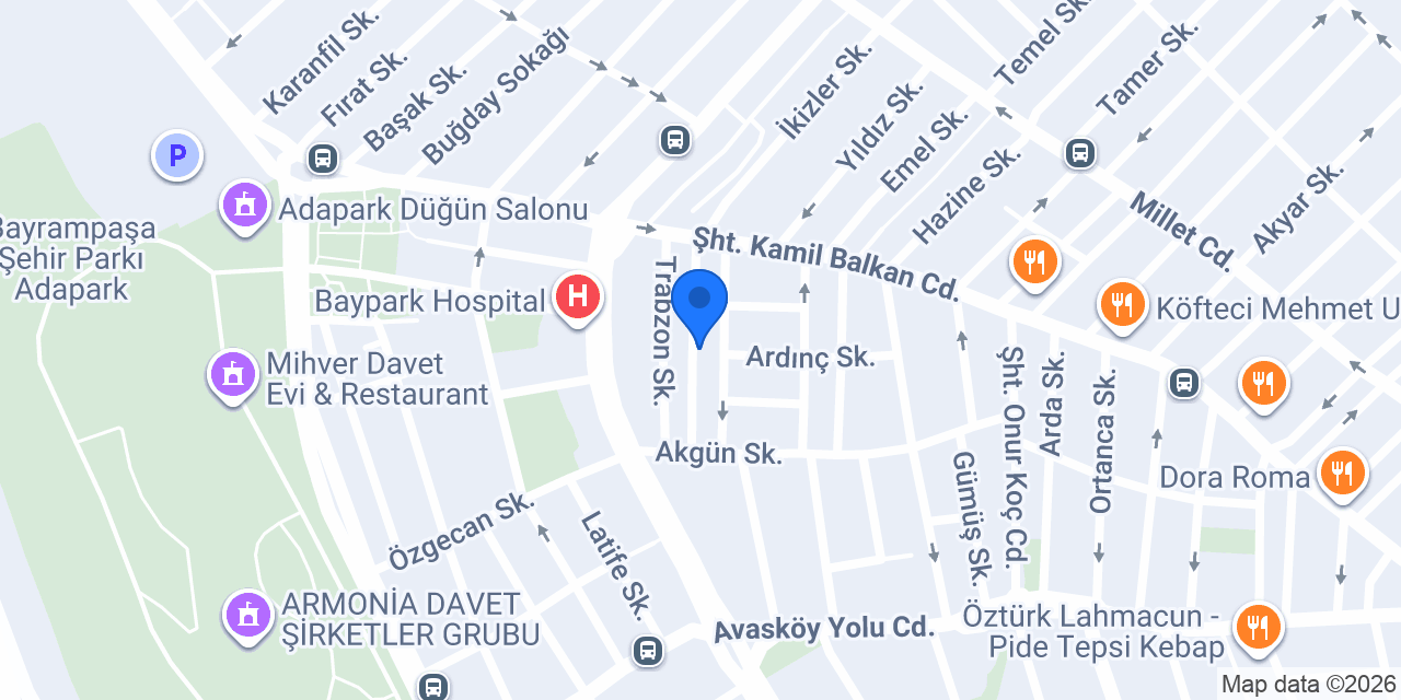 SEBONİTY Tekstil Ltd Şti konumu