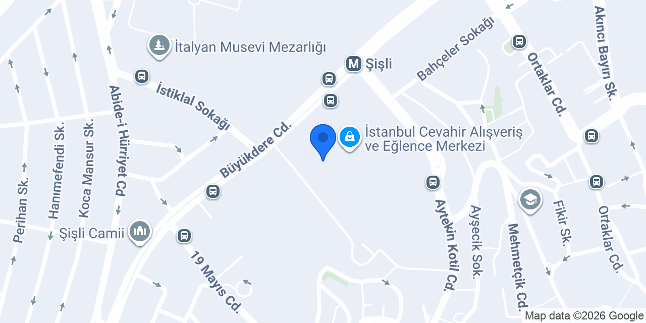 Emirgan Sütiş Cevahir AVM konumu