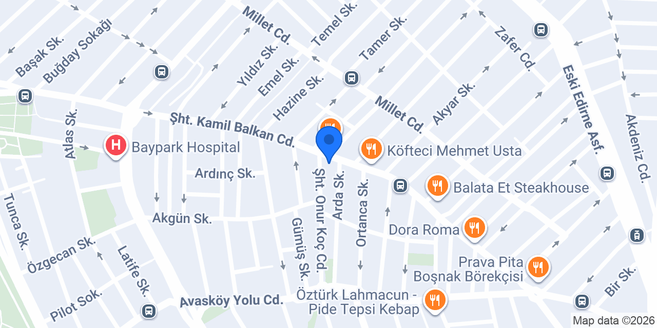 Pitacı Boşnak Börekçisi konumu
