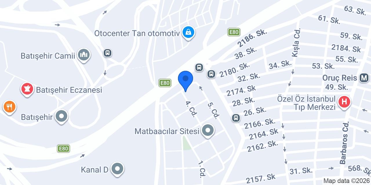 EKİP MATBAACILIK konumu