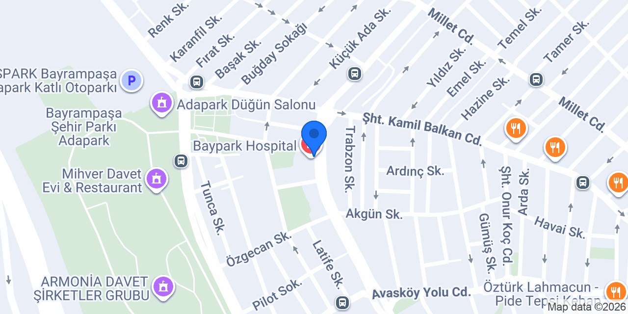Op.Dr. Zeynep Aydoğdu konumu
