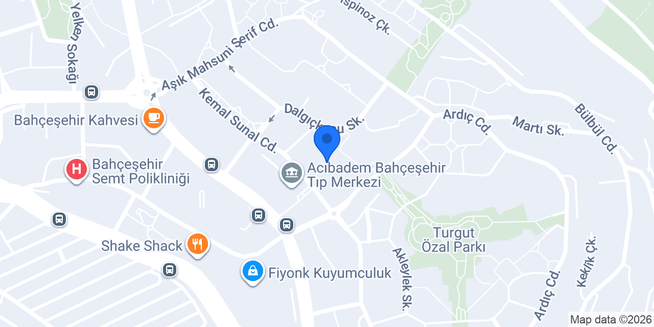 Yaçi Çiçekçilik konumu