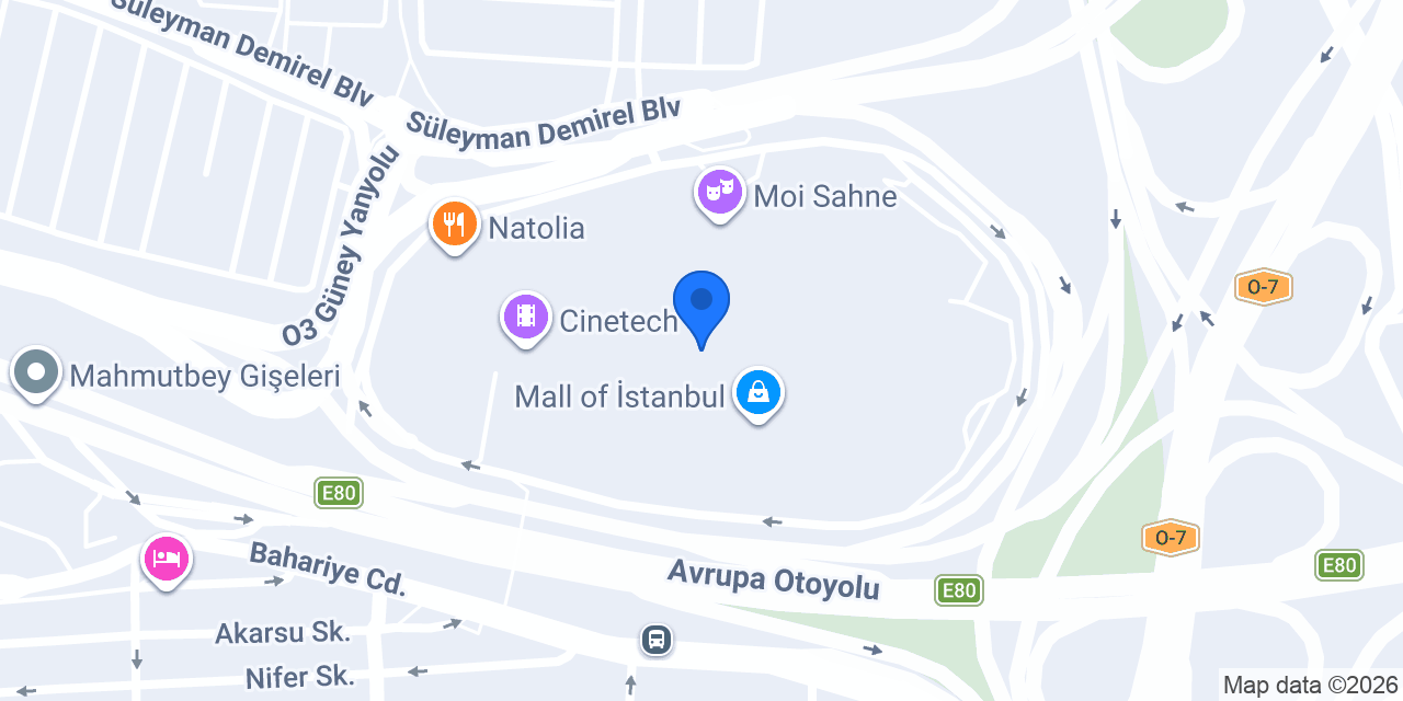 Türkiye Finans İkitelli Ticari Şubesi konumu