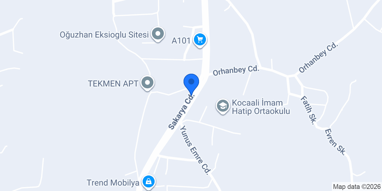 Kocaali Merkez taksi konumu