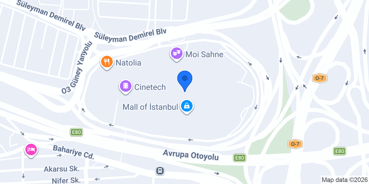 Eczane Mall Of İstanbul konumu