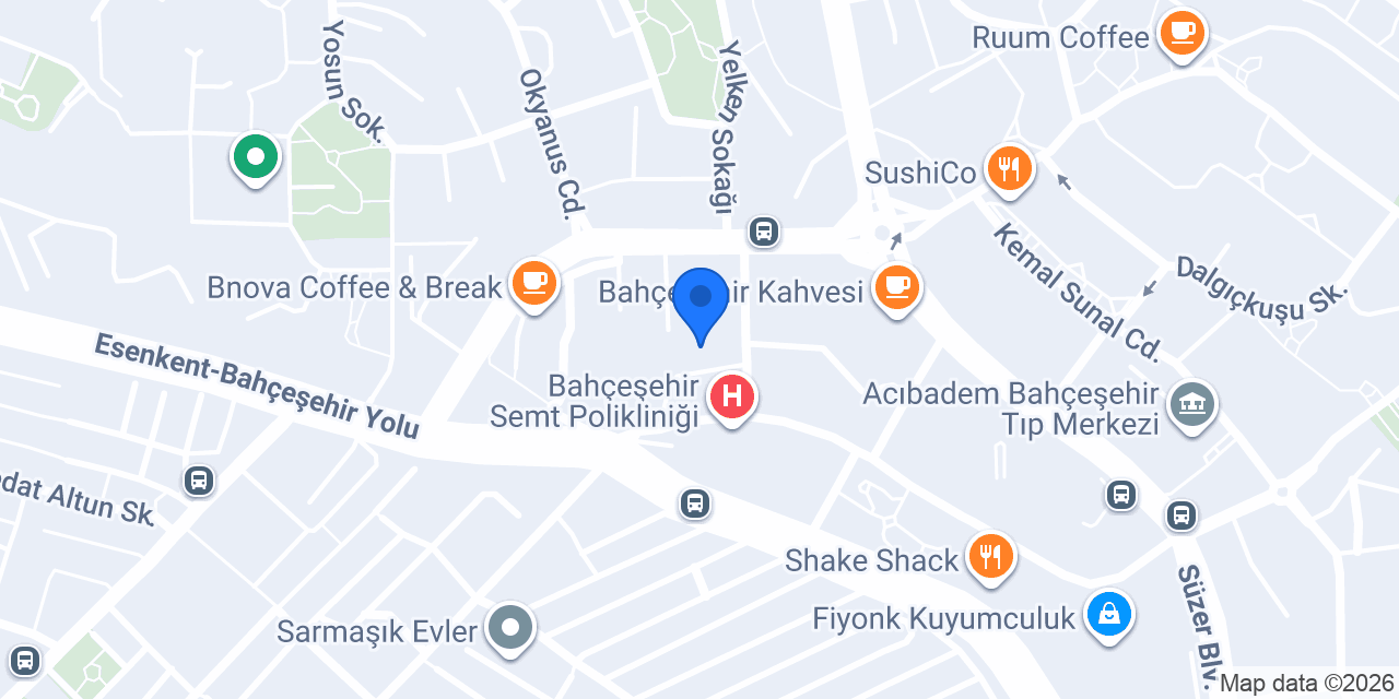 MRT Vize Danışmanlık Bahçeşehir konumu