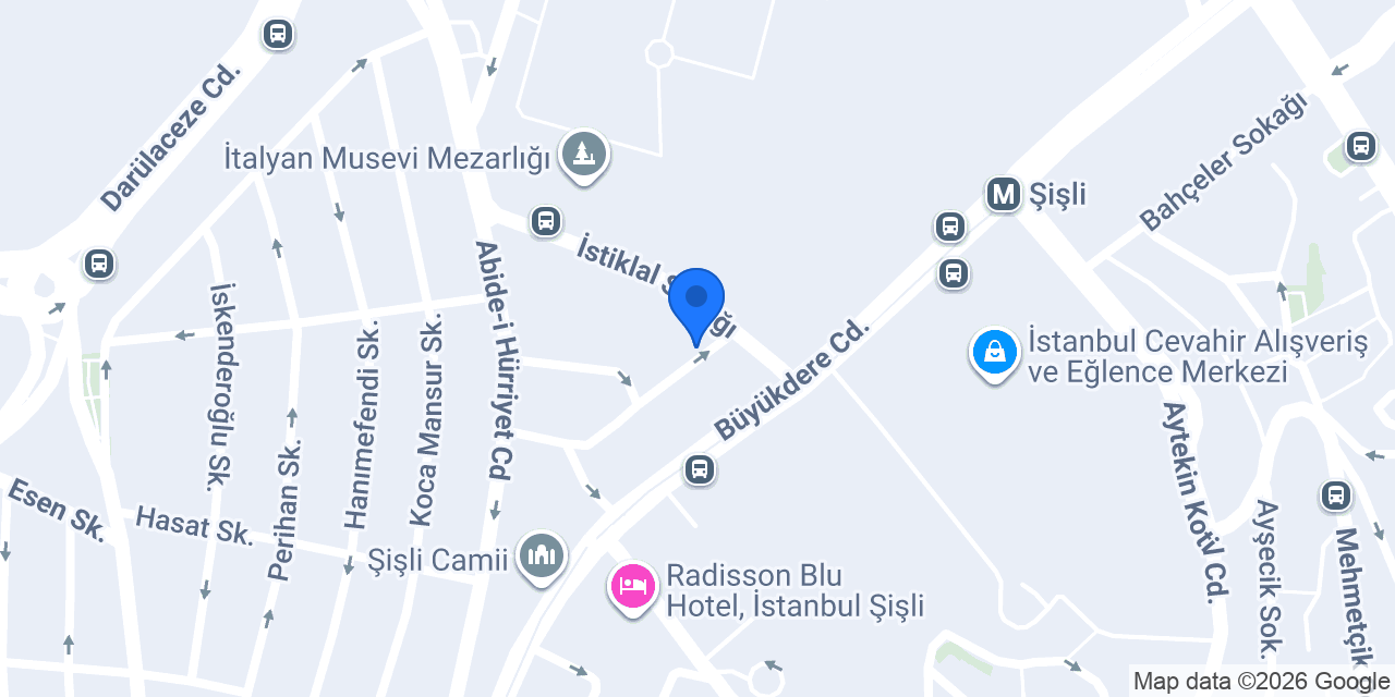 Belle Maison Hotel & Residence Şişli İSTANBUL konumu