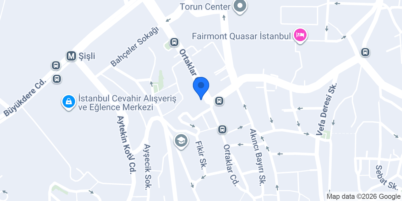 The Marmara Şişli konumu
