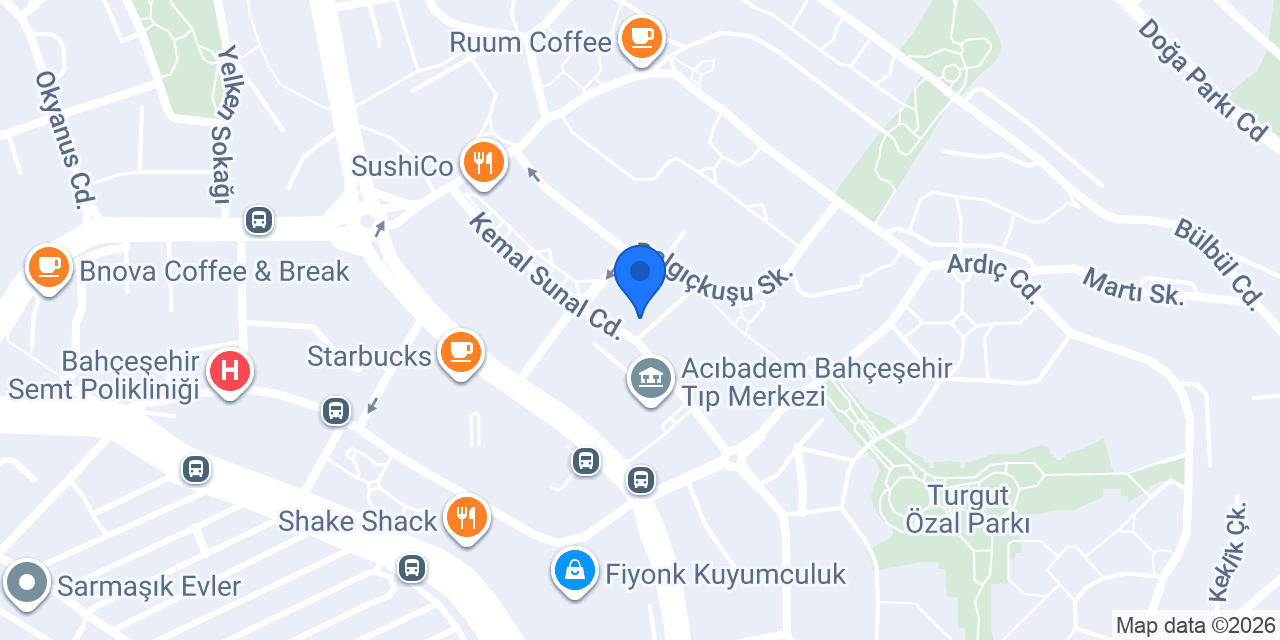 Deniz Hukuk Bürosu konumu