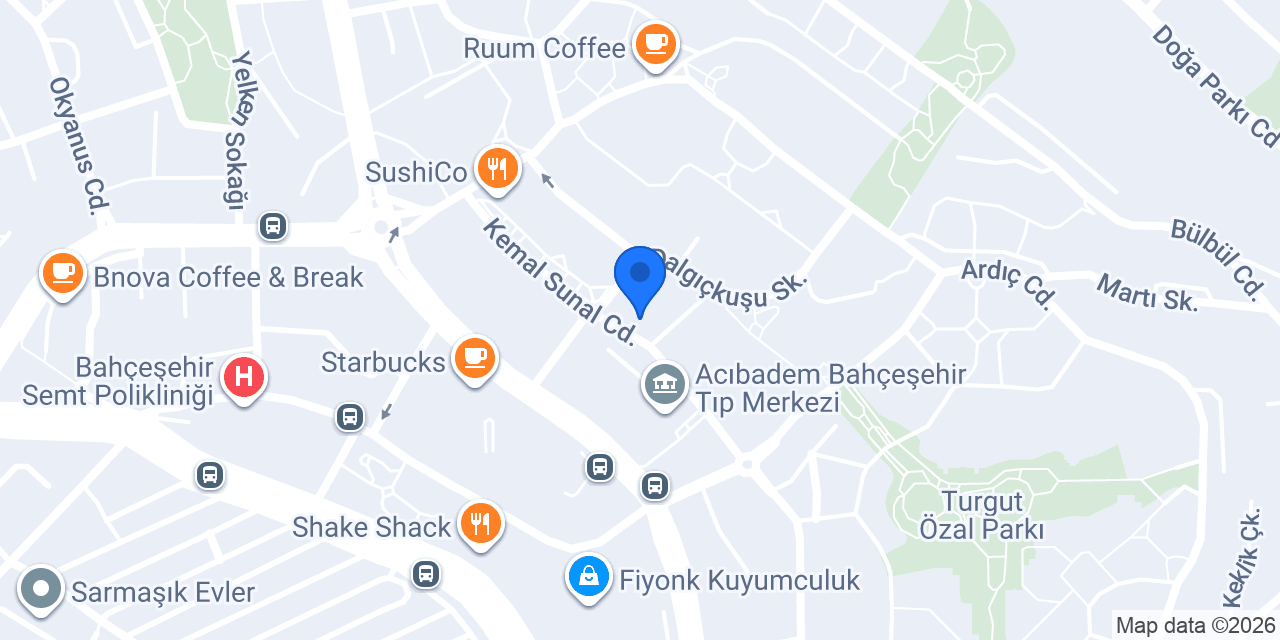 Mavi Eczanesi konumu