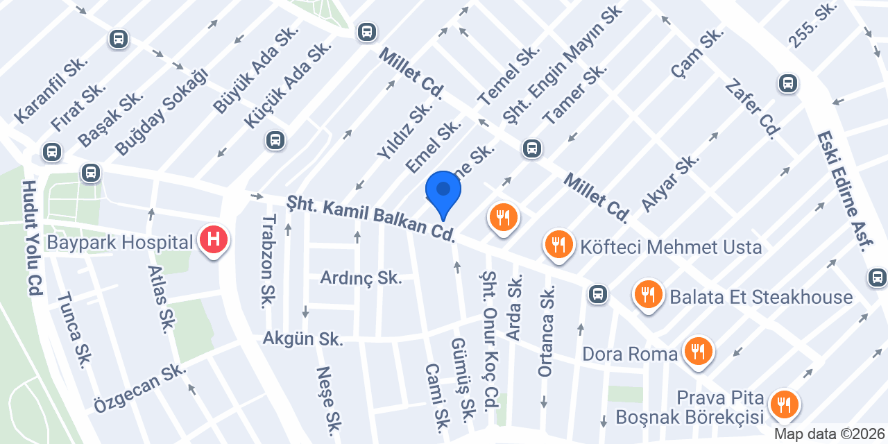 Yıldırım Börek Cafe konumu
