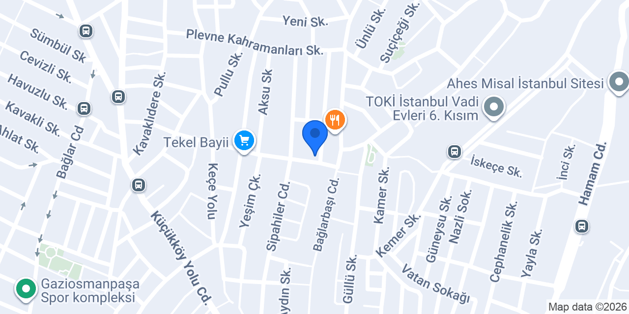 Rafıklar Unlu Mamülleri konumu