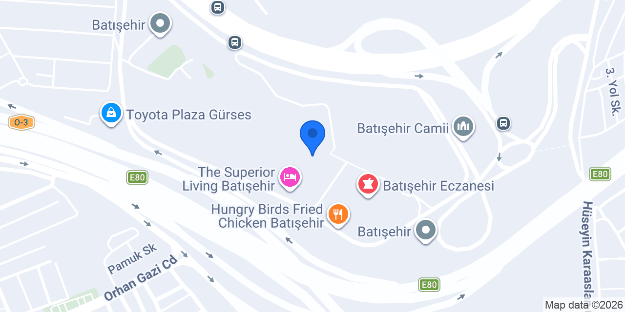Batisehir residence k2 konumu