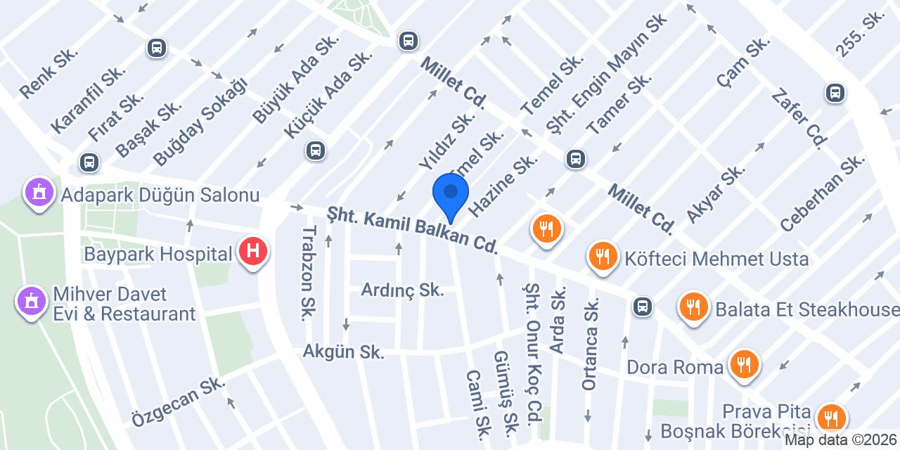 Meşhur Dönerci konumu