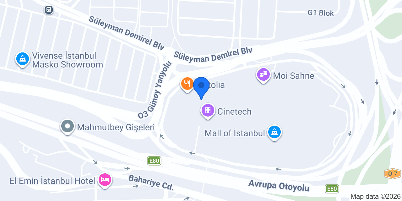 Tchibo Mall of İstanbul konumu