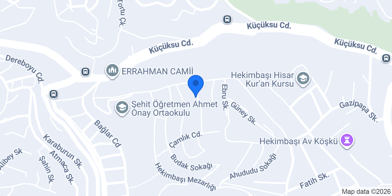 Bahar butik terzi konumu