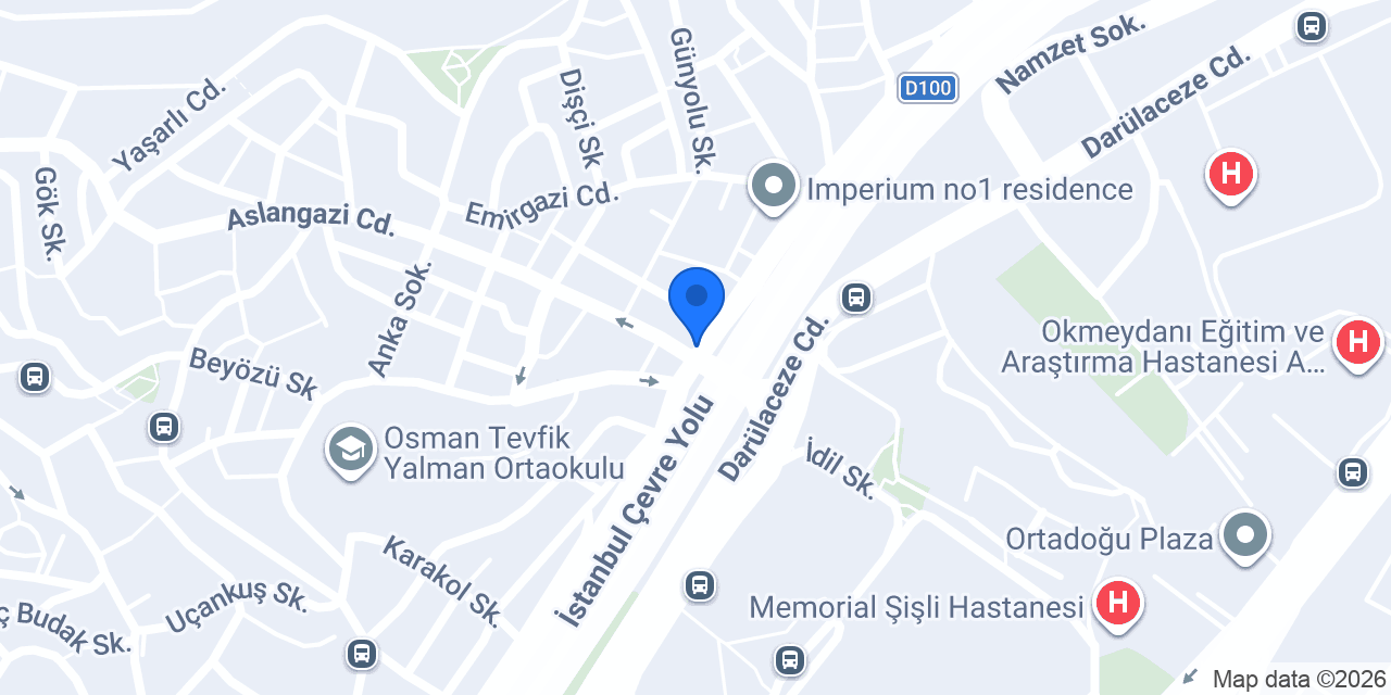 PTT Okmeydanı konumu