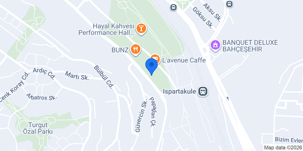 Çikolata Evim Bahçeşehir konumu