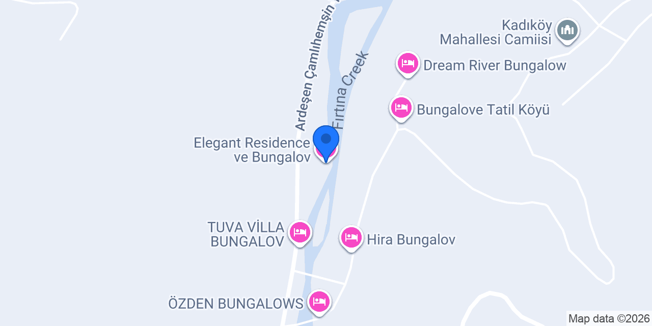 Elegant Residence ve Bungalov konumu