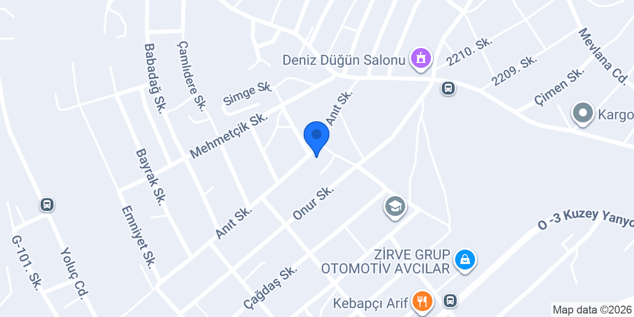 Bilge Tekstil'e konumu