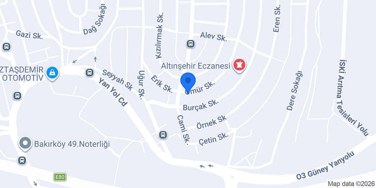 Güneyler Mobilya Avm konumu