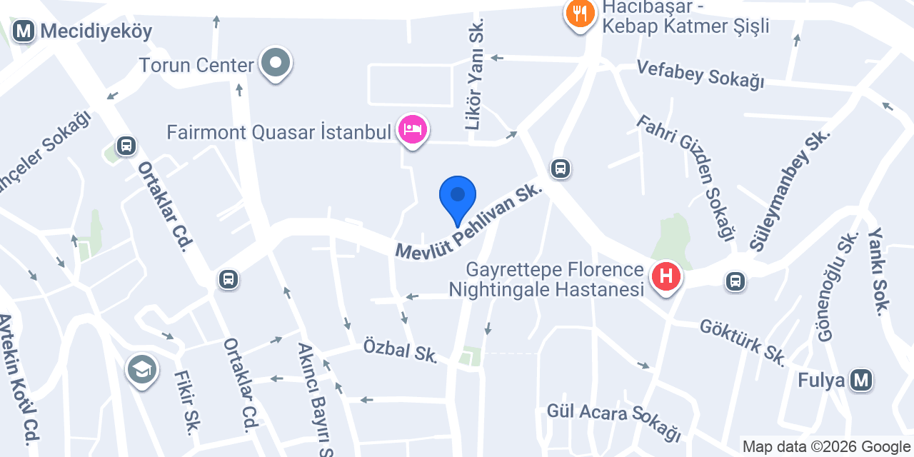 DR. CINIK Tıp Merkezi konumu