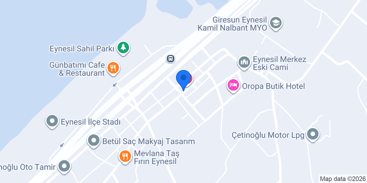 Eynesil Öğretmenevi konumu
