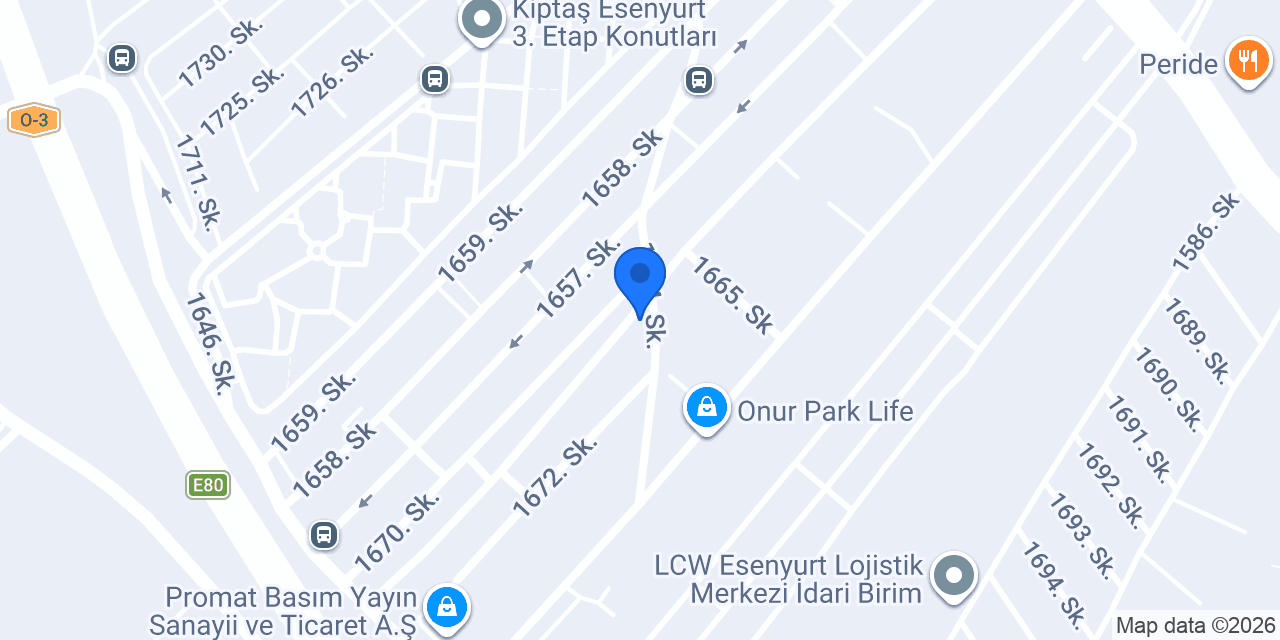 Sarıyer börekçisi konumu