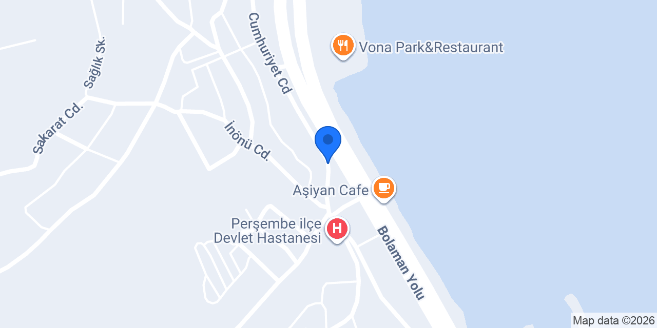 Ptt-perşembe Şubesi konumu