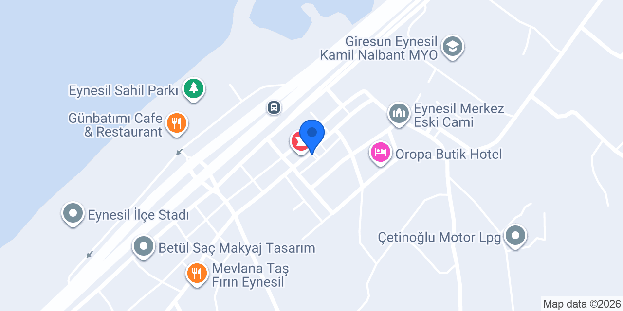 Huzur Kırtasiye Eynesil konumu