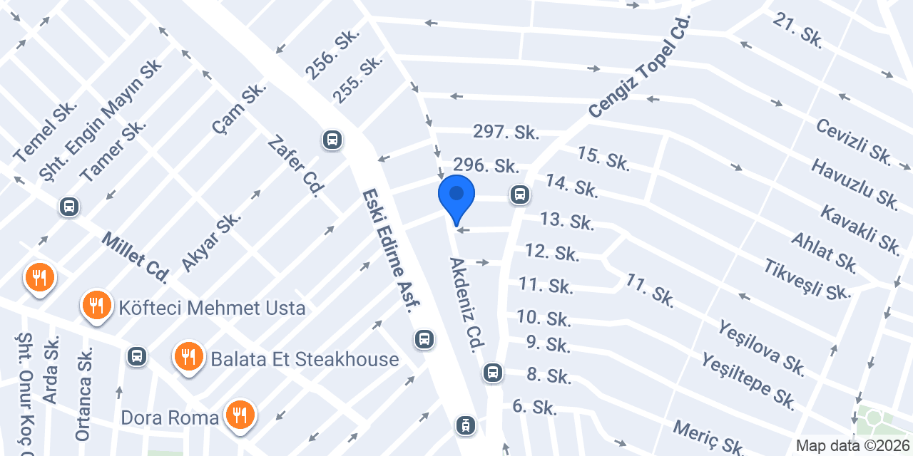 ERTURK MOBILYA konumu