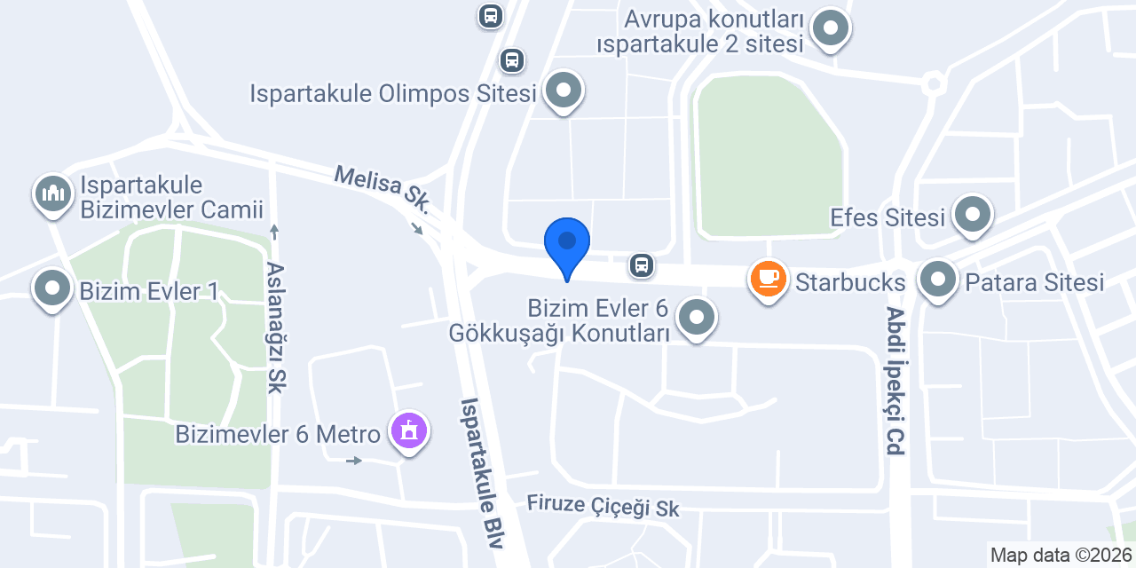 Et Balık Mağazası Ispartakule konumu