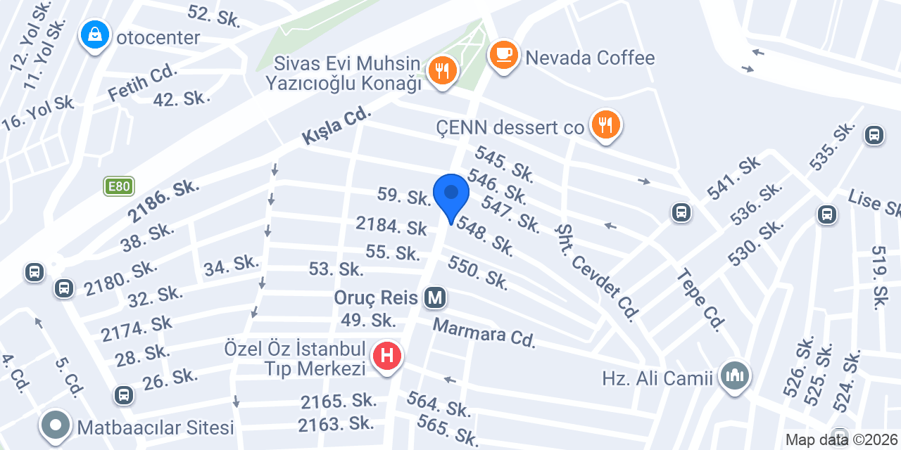 Ekleristan Yüzyıl konumu