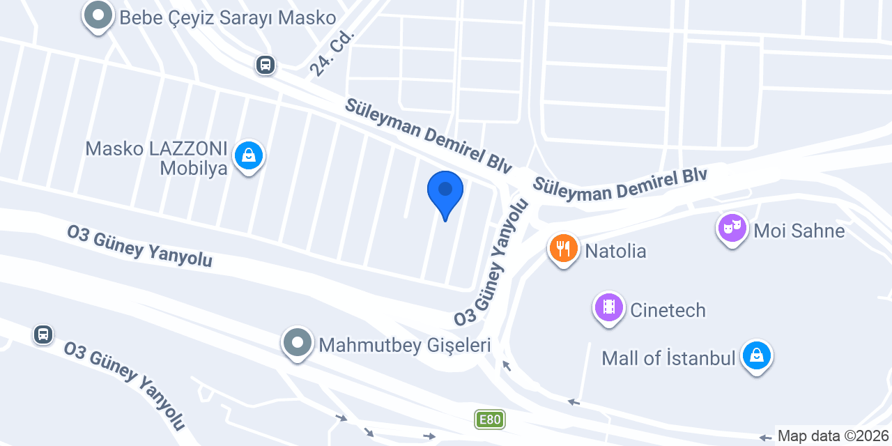 Akın Mobilya Masko konumu