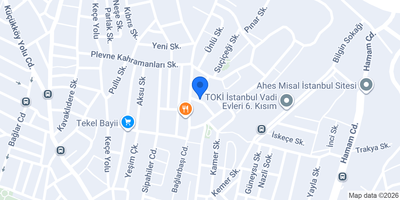 Bahçeli İnşaat konumu