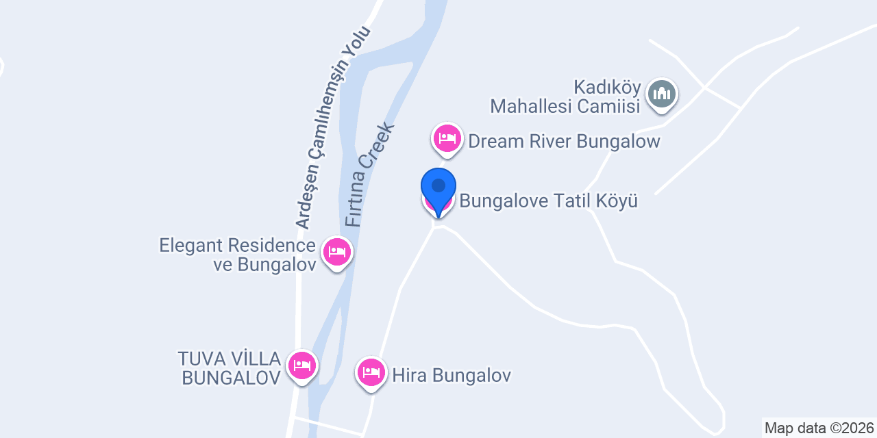Bungalove Tatil Köyü konumu