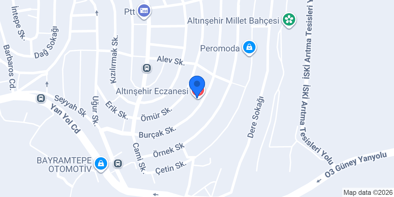 Altınşehir Eczanesi konumu