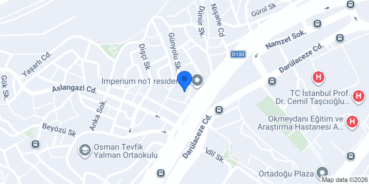 ÖZEL KAĞITHANE BERA ANAOKULU konumu