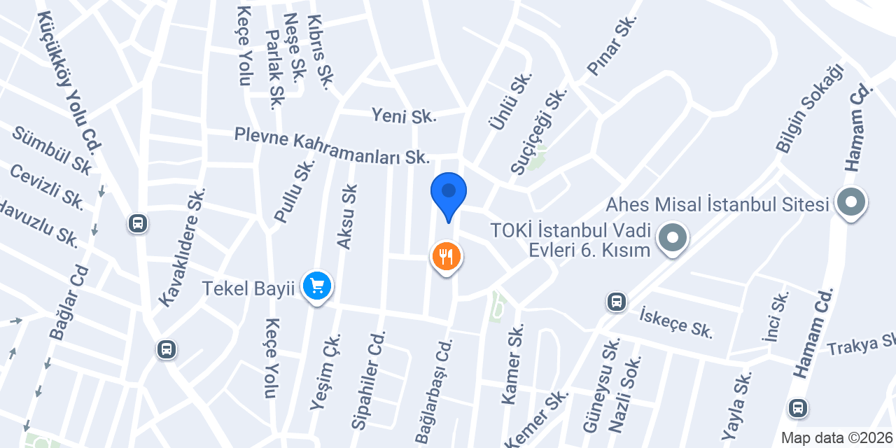 Bağlarbaşı Yapı Market konumu