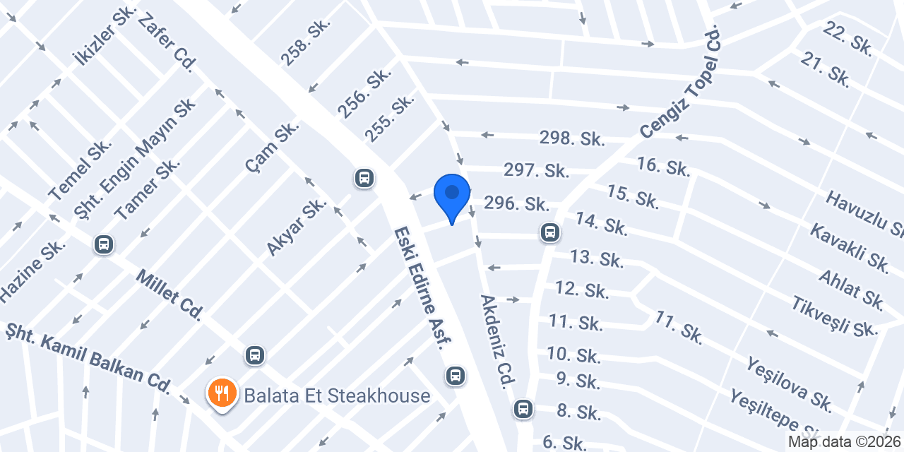 Temas Alçı Dekorasyon konumu