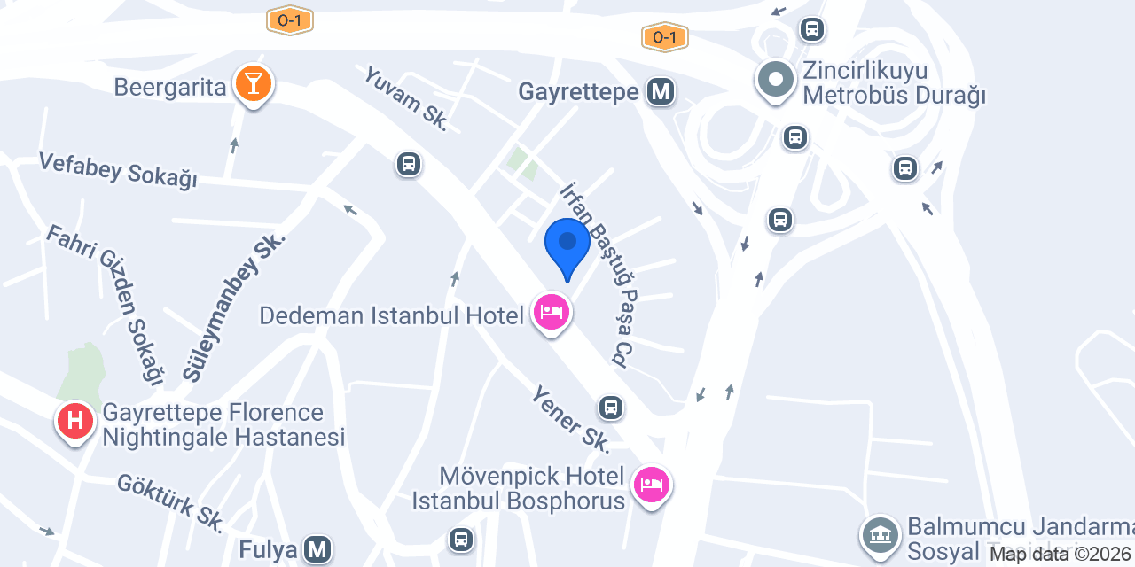 MOC Gayrettepe konumu