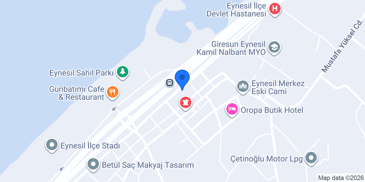 Eynesil Belediyesi konumu