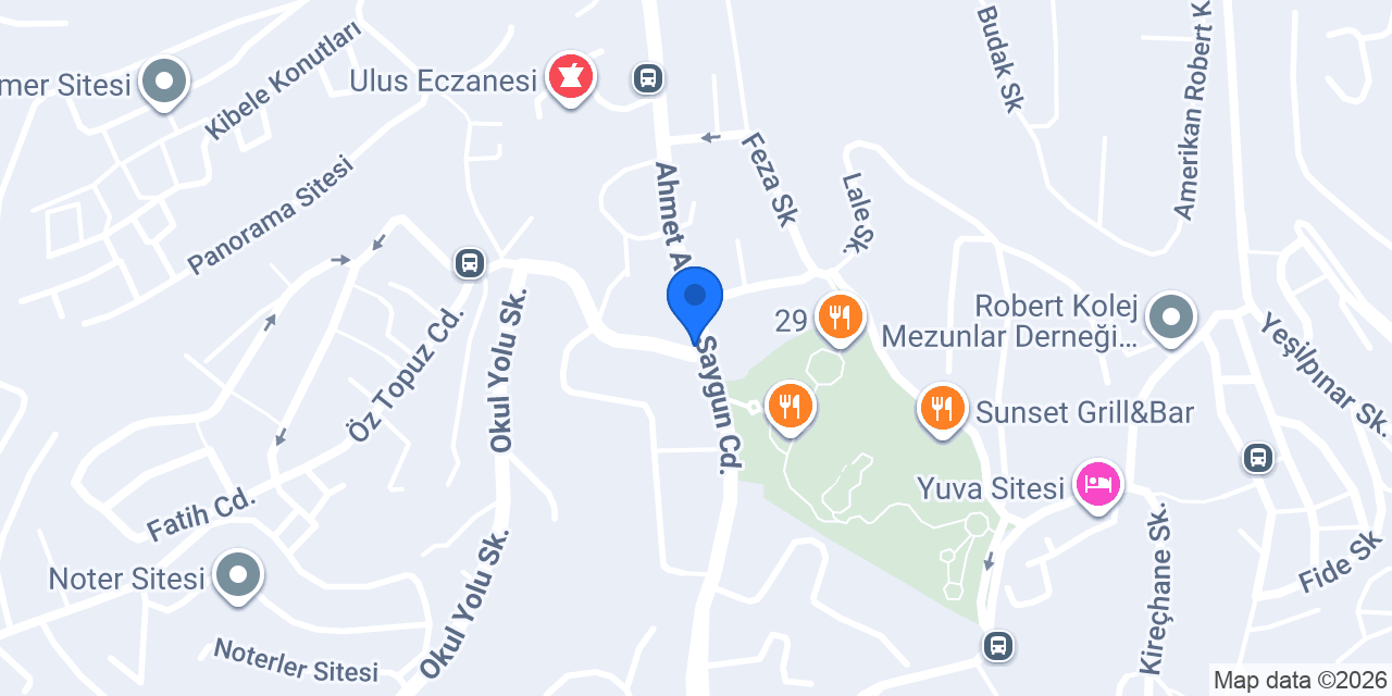 Öz Ulus Taksi konumu
