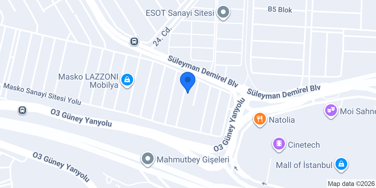 Cenart Mobilya Masko konumu