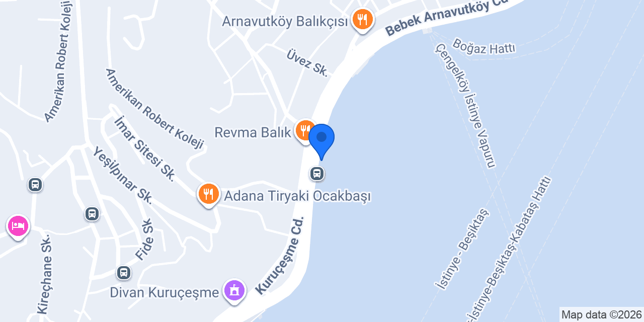 Şanzelize Teknesi konumu